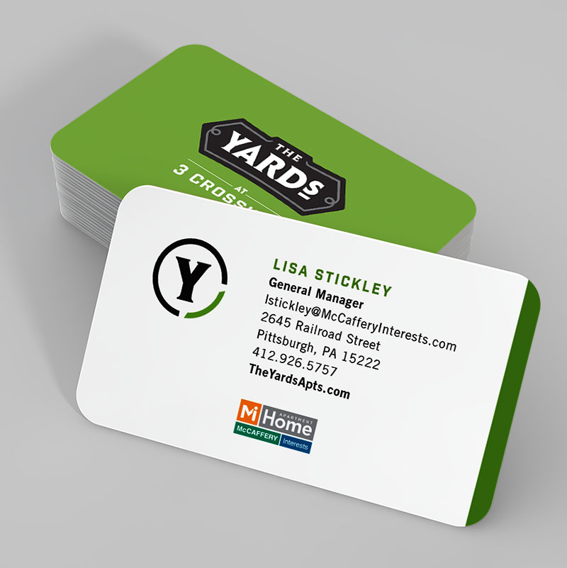 The Yards Business Cards